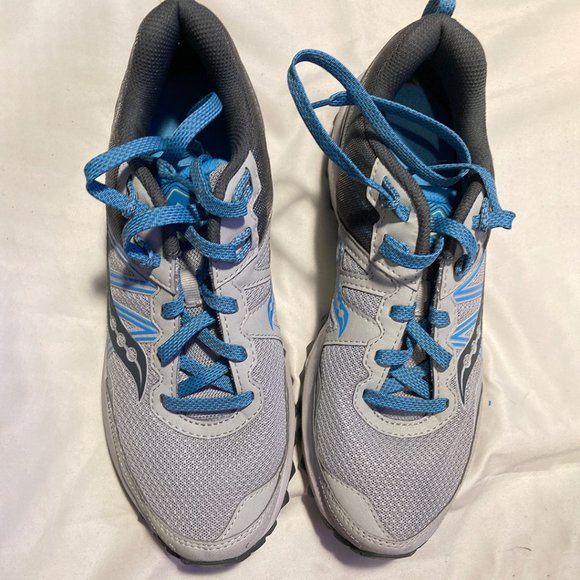 Saucony Trail Blue and Gray Womens Running Shoes Size 11 Excursion TR14 - Picture 4 of 10